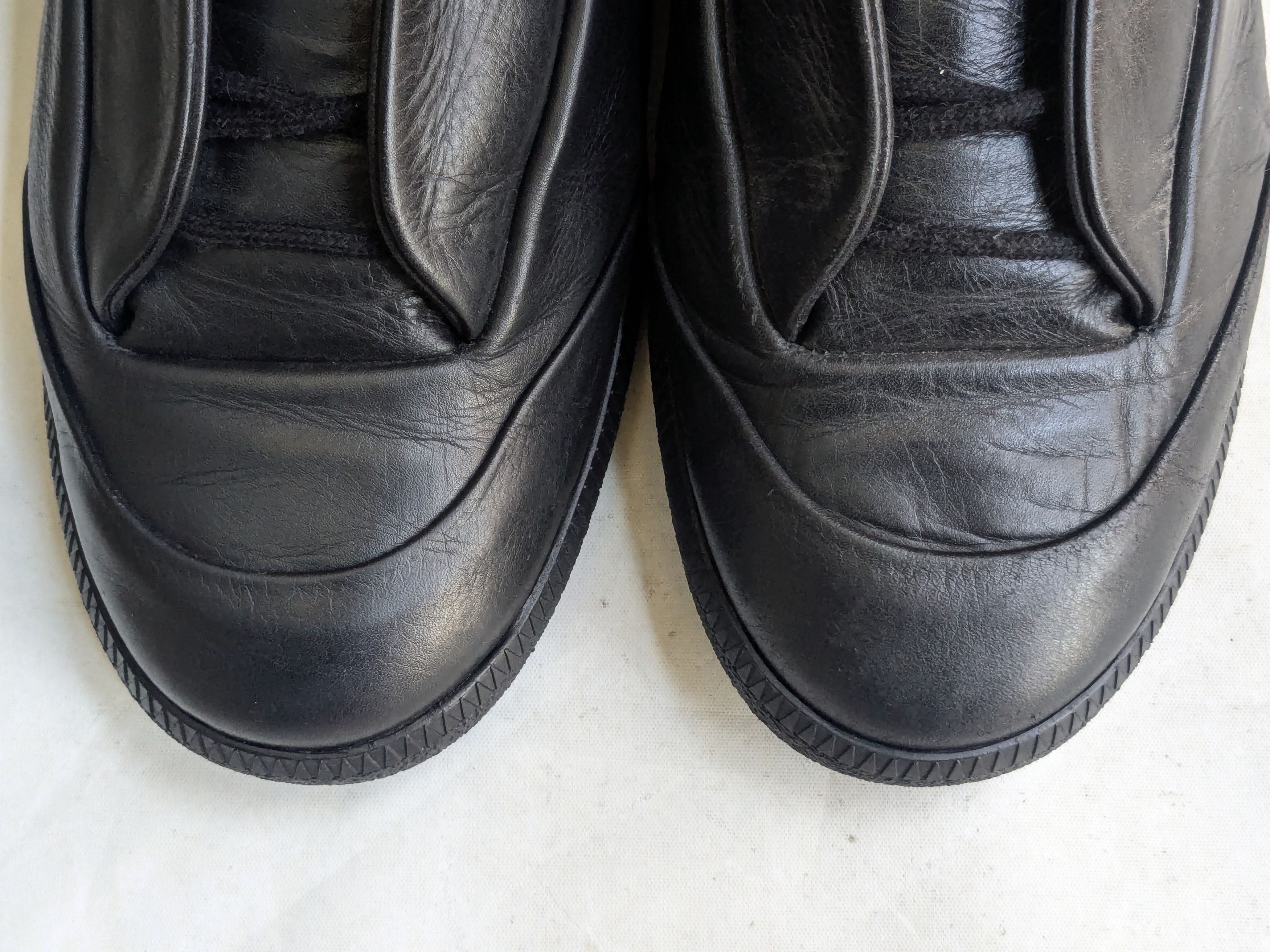 Maison Margiela Maison Margiela Future Black 12 45 High Tops Leather Size US 12 / EU 45 - 4 Thumbnail