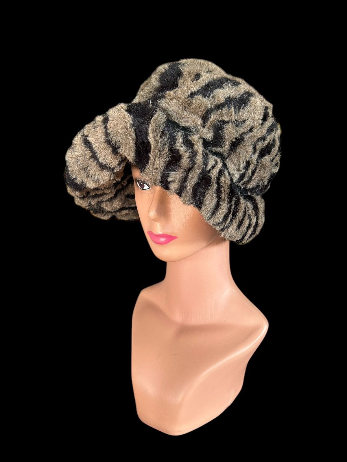 Japanese Brand × Kapital × Vintage Punk Bondage Style Made in U.K Fur Hats Size ONE SIZE - 6 Thumbnail