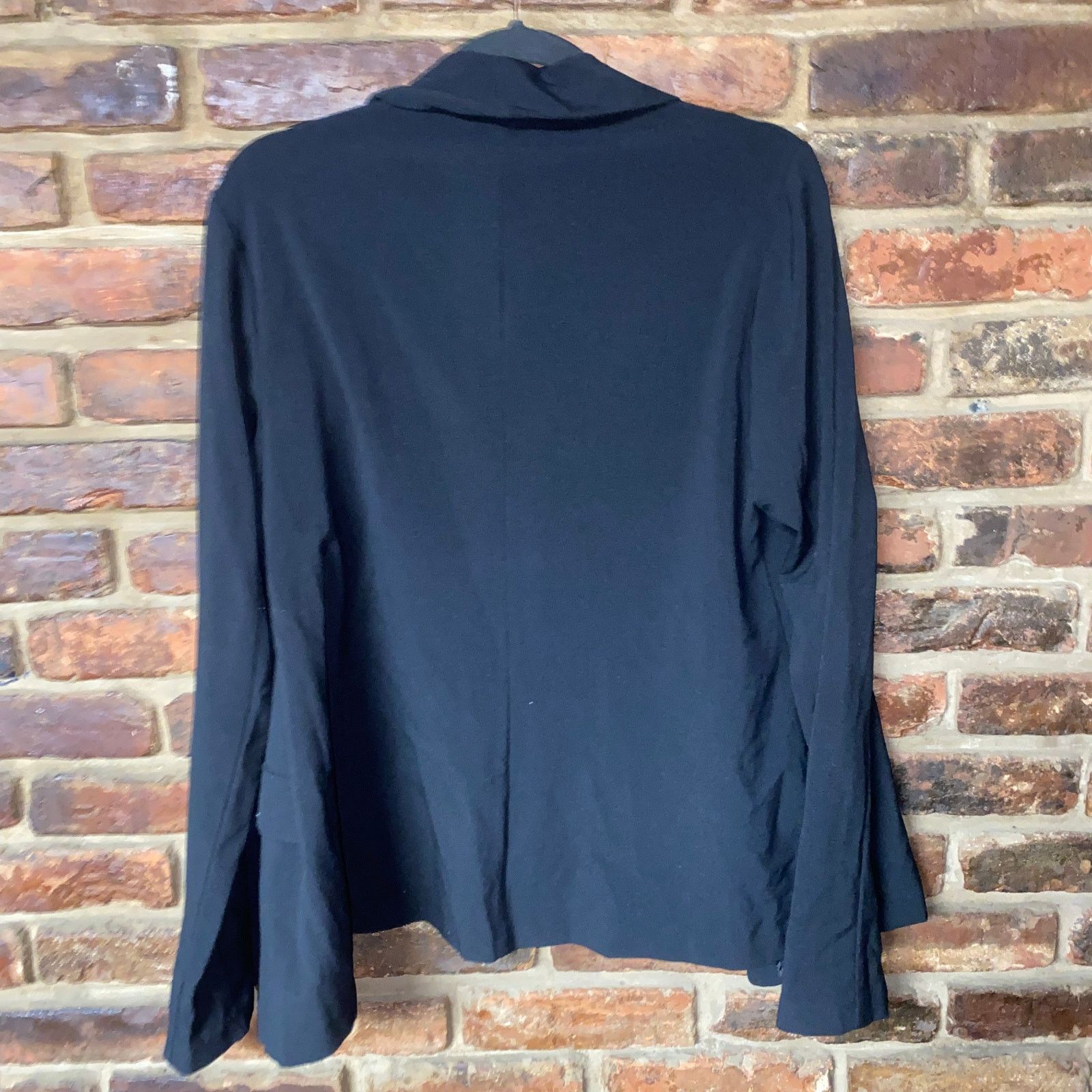 Forever 21 Forever 21 Black Open Front Long Sleeve Blazer Jacket 0X Size XL / US 12-14 / IT 48-50 - 7 Thumbnail
