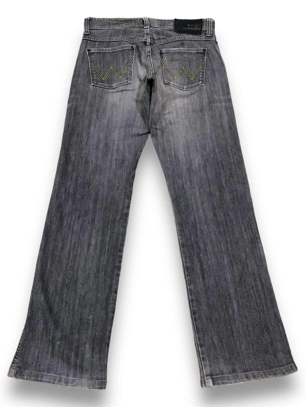 Wrangler Vintage Y2K Wrangler Faded Wash Bootcut Ripped Jeans Size US 29 - 2 Thumbnail