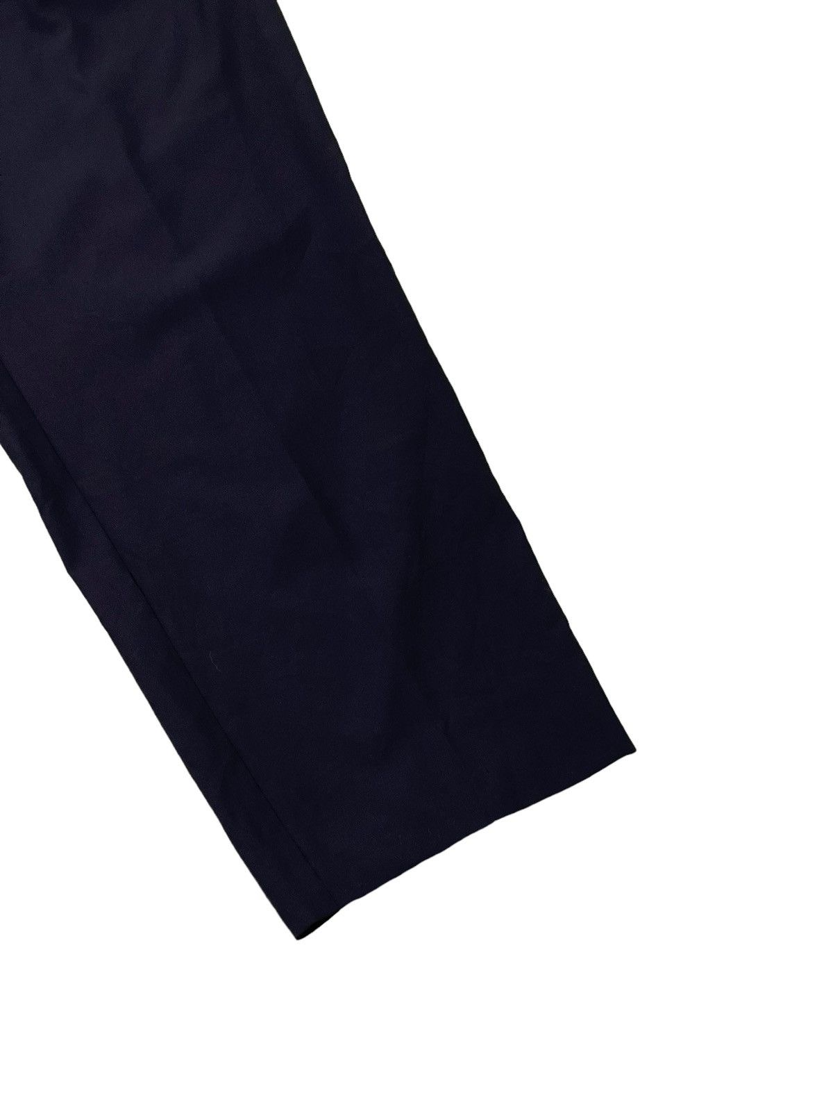Japanese Brand Wide Baggy 90s Definity Durban Wool Trouser 7🟦2 Size US 34 / EU 50 - 4 Thumbnail