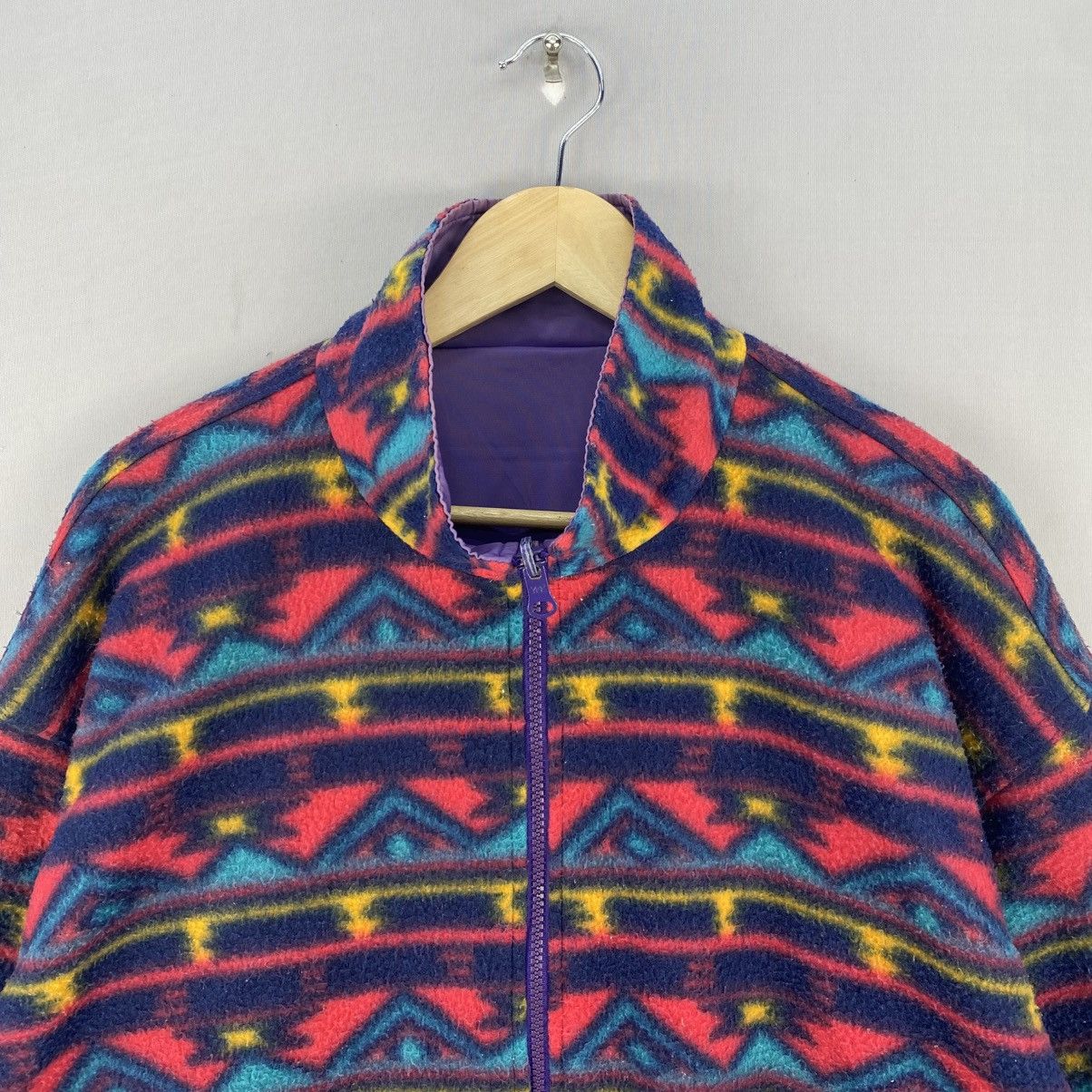 Japanese Brand Vintage C.W.Gear Riversible Navajo Bomber Jacket Size US L / EU 52-54 / 3 - 7 Thumbnail