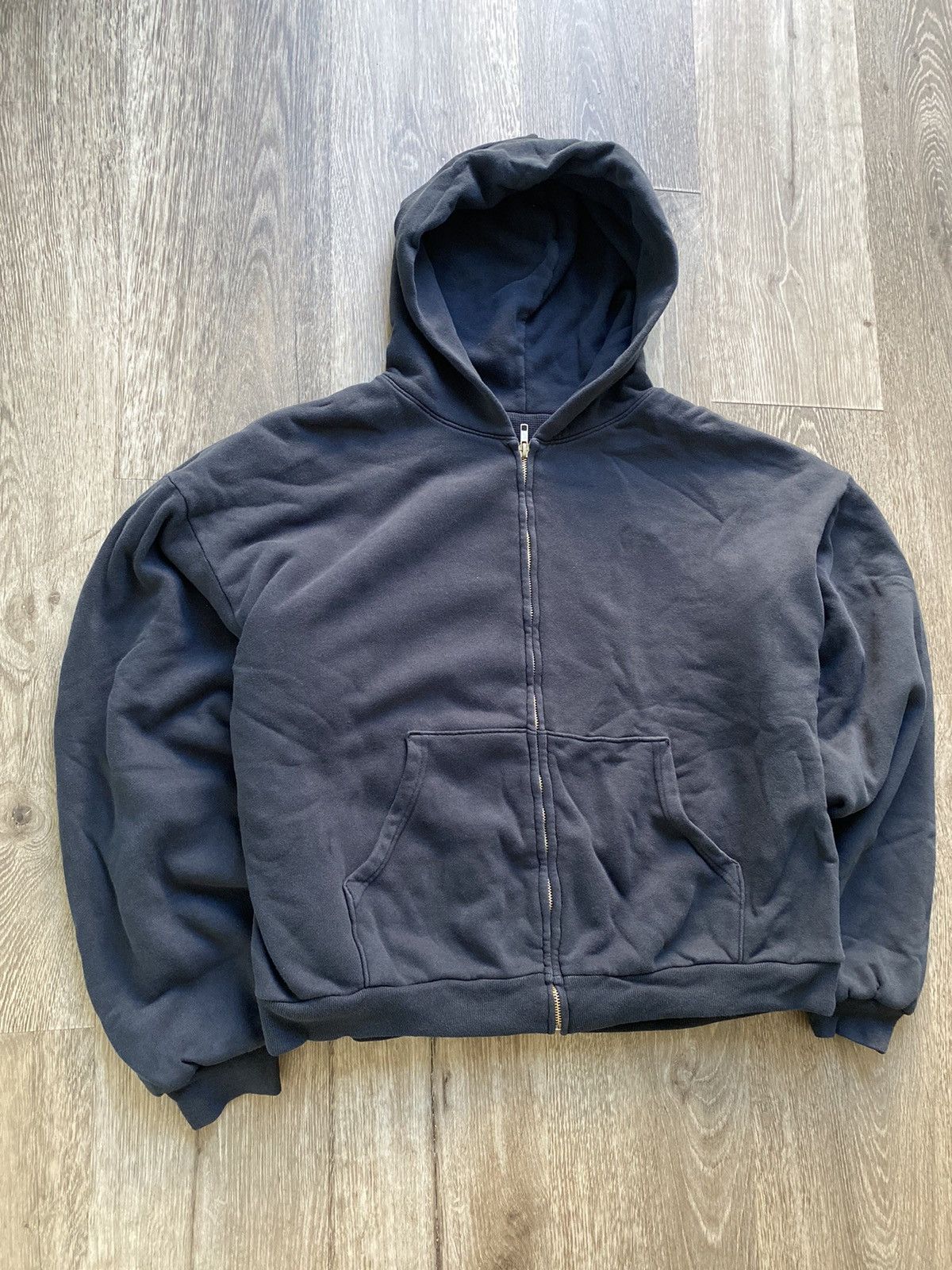 Kanye West × Los Angeles Apparel Sample LA Apparel Double Layered Yeezy Thermal Hoodie Size US L / EU 52-54 / 3 - 2 Thumbnail