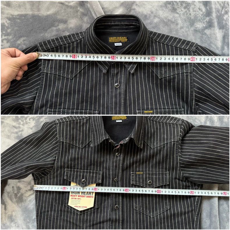 Iron Heart Iron Heart Heavy 12oz black discharge Wabash retro western Size US M / EU 48-50 / 2 - 7 Thumbnail
