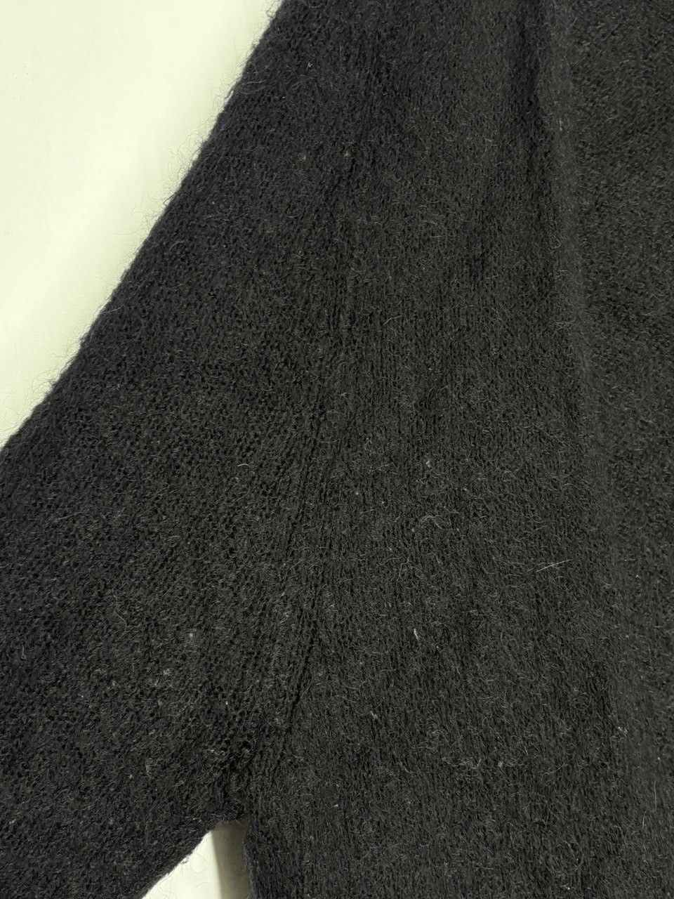 Sezane La Maille Sezane Mohair Black Cardigan Size S / US 4 / IT 40 - 6 Thumbnail