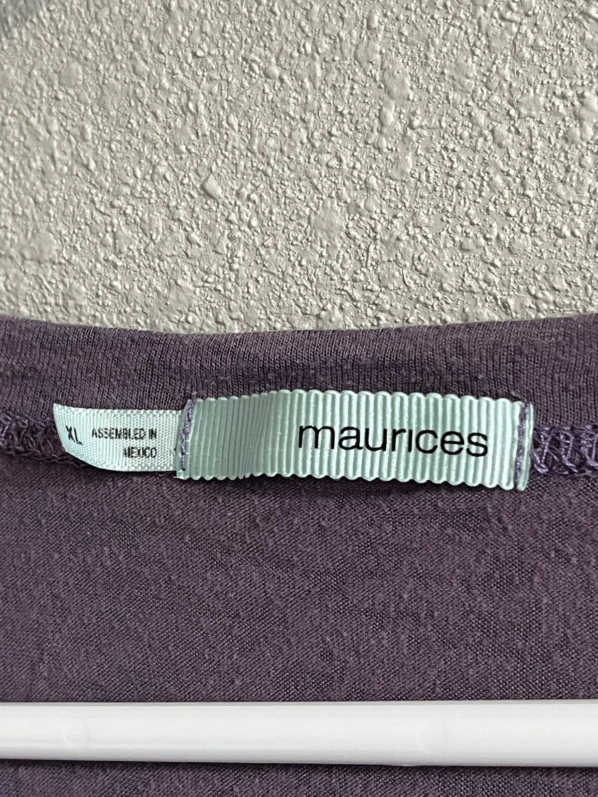 Vintage Maurices Purple Burnout Graphic Tee (Y2K) Size XL / US 12-14 / IT 48-50 - 3 Thumbnail
