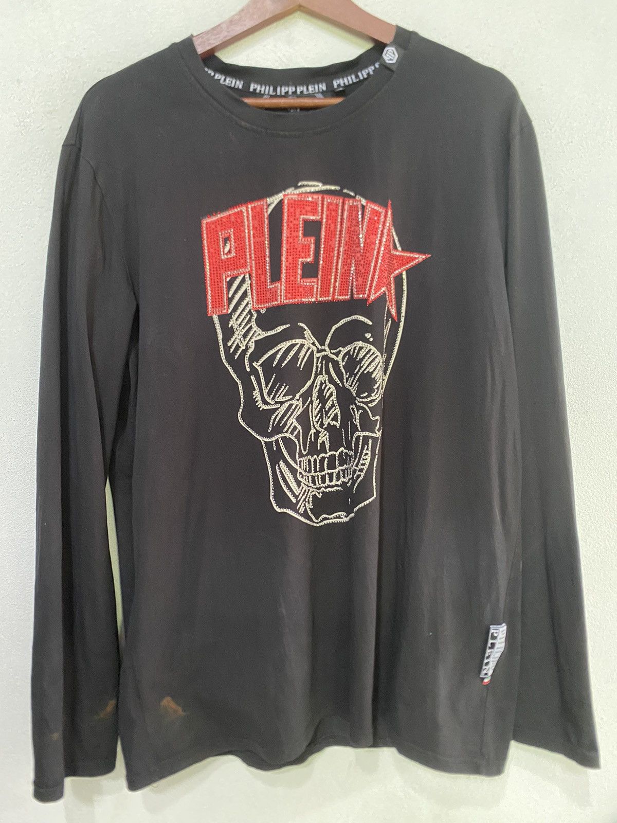 Philipp Plein Philip Plein Long Sleeve shirt Big Logo Size US M / EU 48-50 / 2 - 1 Thumbnail