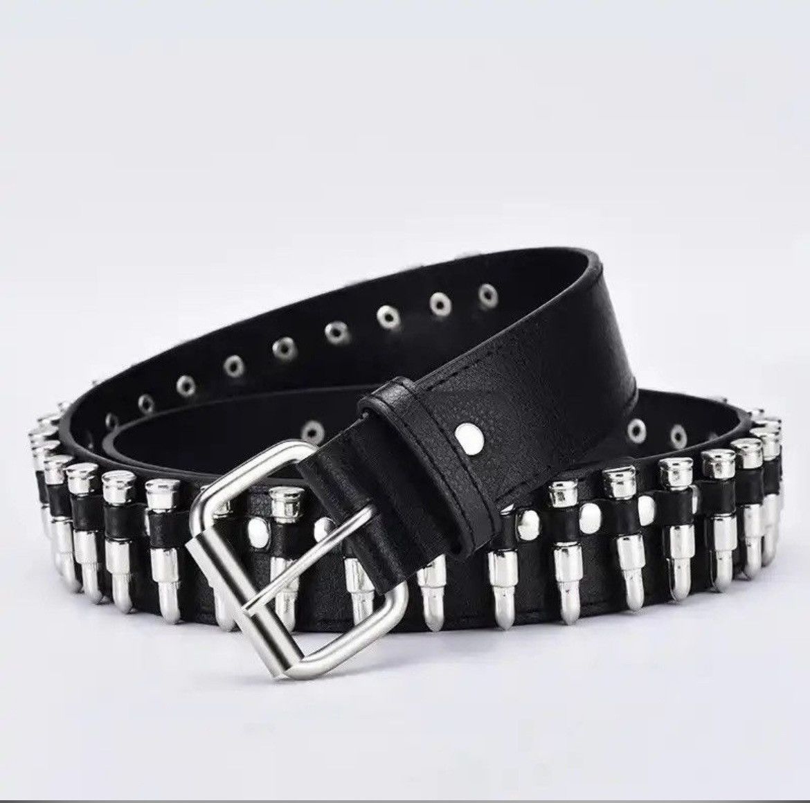 Japanese Brand × Vintage Bullet Belts Metal Rivet Punk Belts Size ONE SIZE - 1 Thumbnail