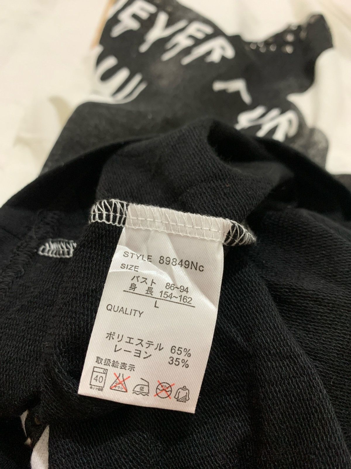 Hysteric Glamour × If Six Was Nine × Japanese Brand Galyge Never Pursue Longsleeve Size US L / EU 52-54 / 3 - 5 Thumbnail