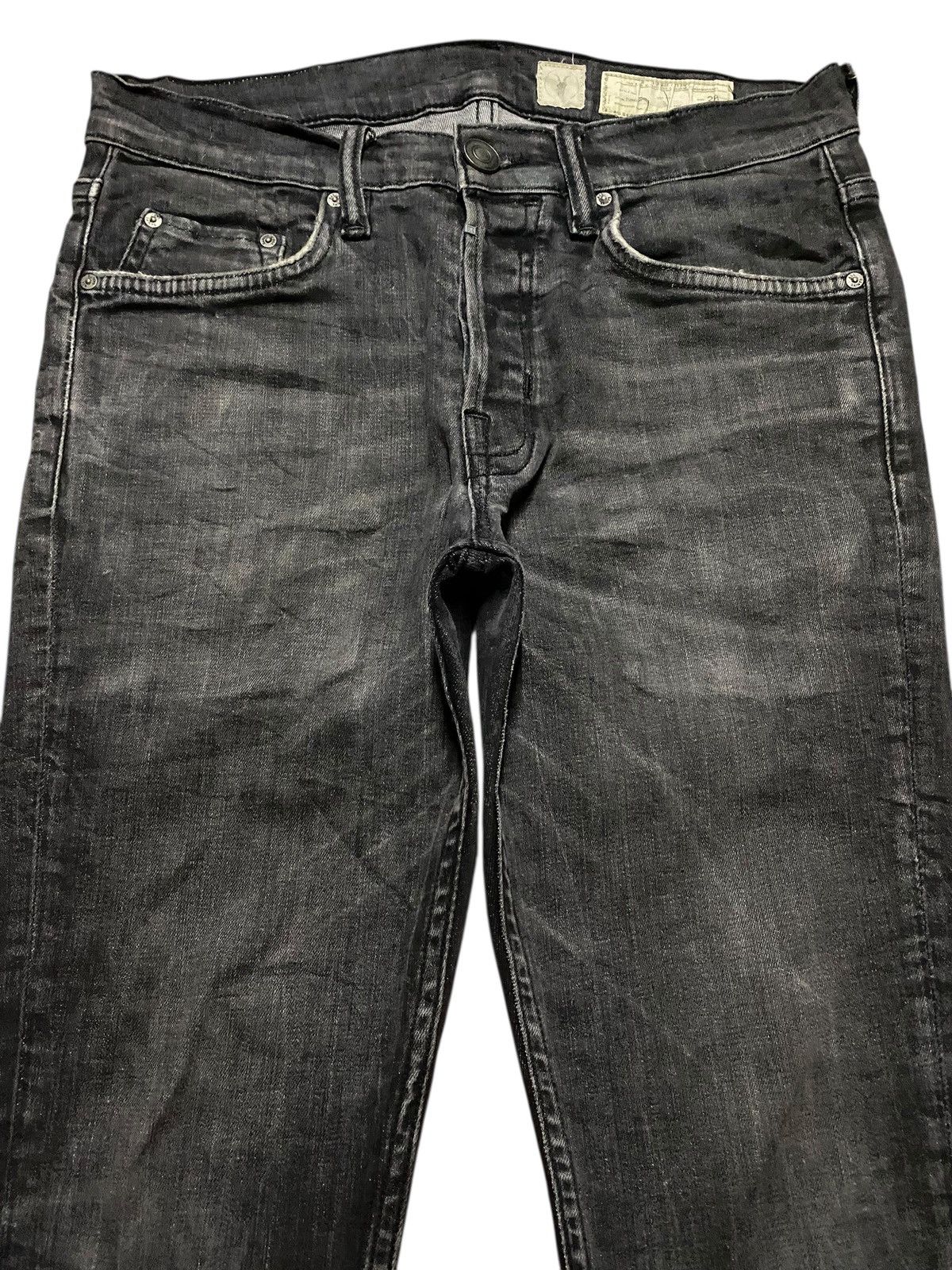 Allsaints Vintage Allsaint Spitalfields Black Denim skinny Jeans Size US 28 / EU 44 - 3 Thumbnail