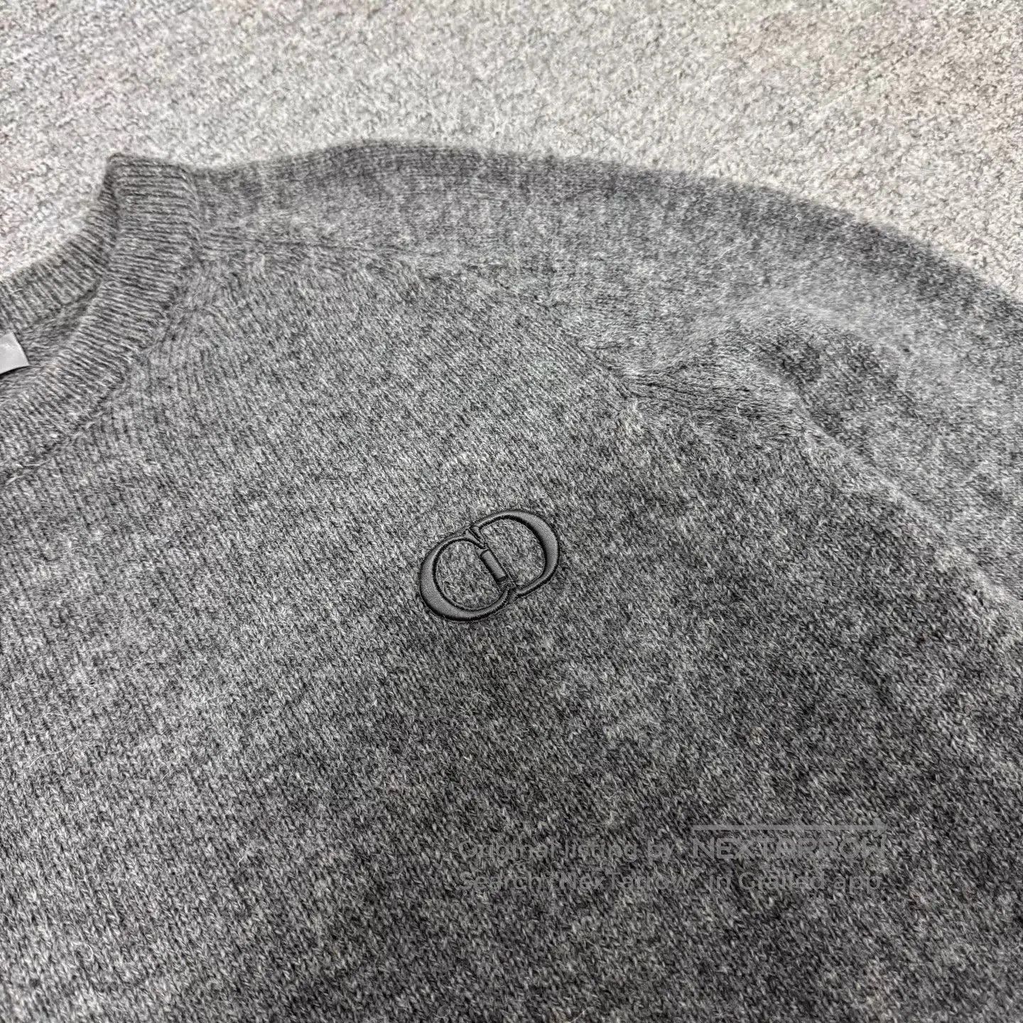 Dior Gray Crewneck Sweater Size L. Size US L / EU 52-54 / 3 - 4 Thumbnail
