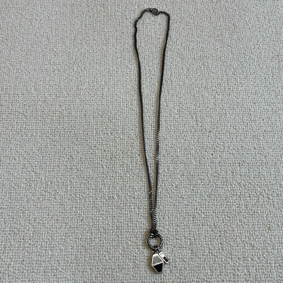 Bottega Veneta Multi Pandent Silver Necklace-2508