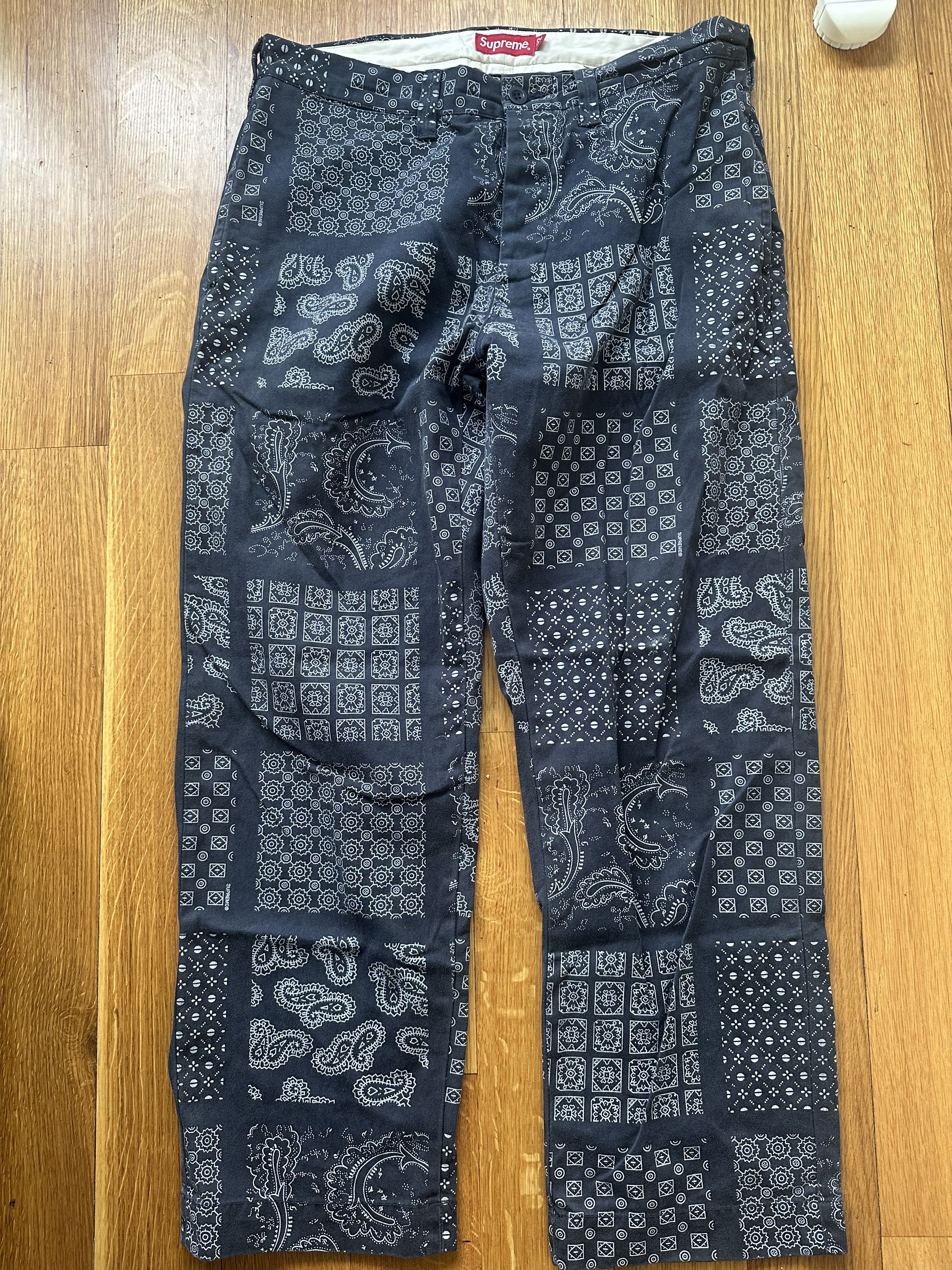 supreme paisley Grid chino pant サイズ30 Paisley Grid Chino Pant – Supreme