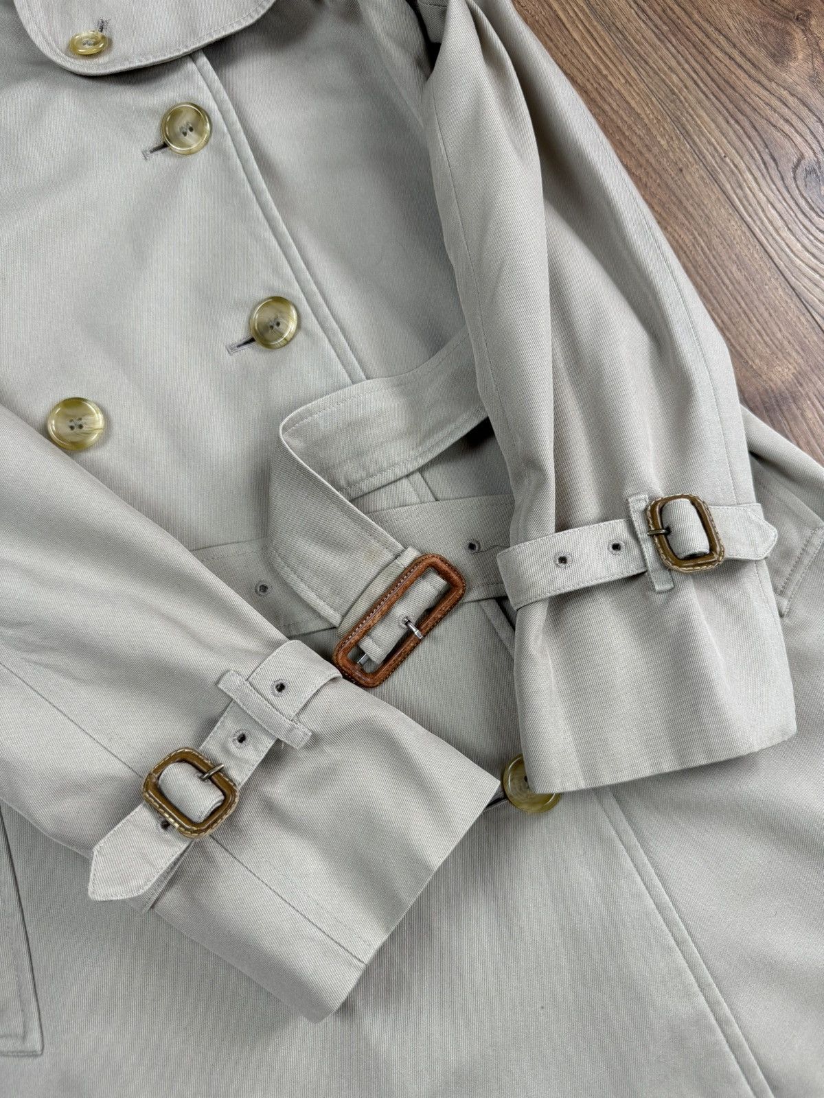 Burberry Vintage trench coat Burberry original luxury streetwear item Size S / US 4 / IT 40 - 6 Thumbnail