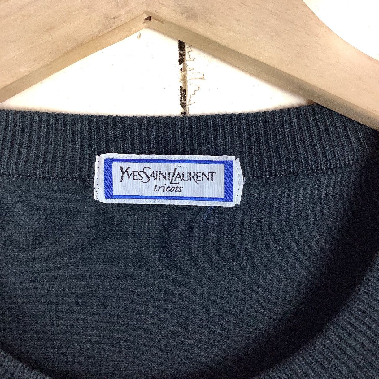 Yves Saint Laurent Yves Saint Laurent Sweatshirt Plain Double Pockets Pullover Size S / US 4 / IT 40 - 10 Thumbnail