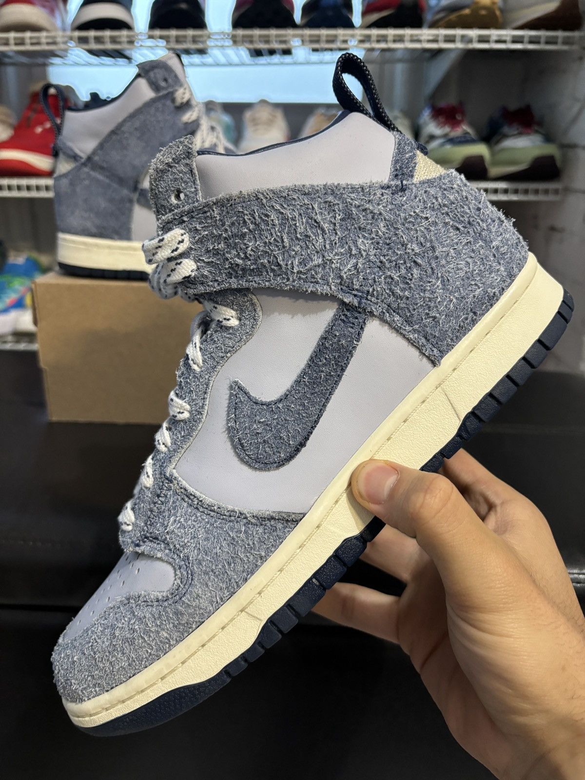 Nike Nike Dunk High AB Notre “Midnight Navy” Size US 9 / EU 42 - 1 Thumbnail