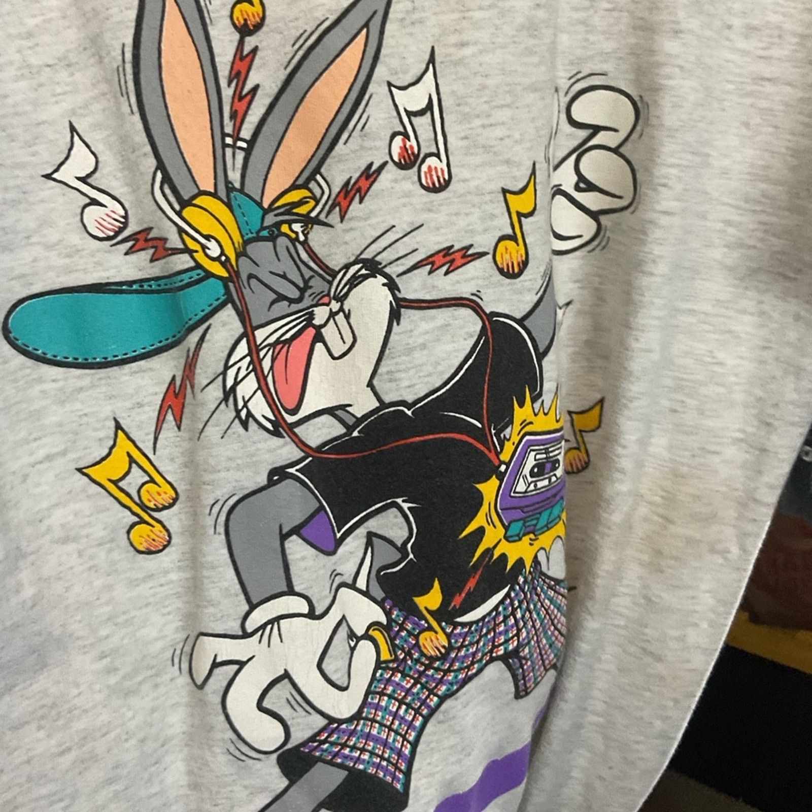 Vintage Vintage 90’s Looney Tunes Bugs Bunny T-shirt Size US L / EU 52-54 / 3 - 5 Thumbnail