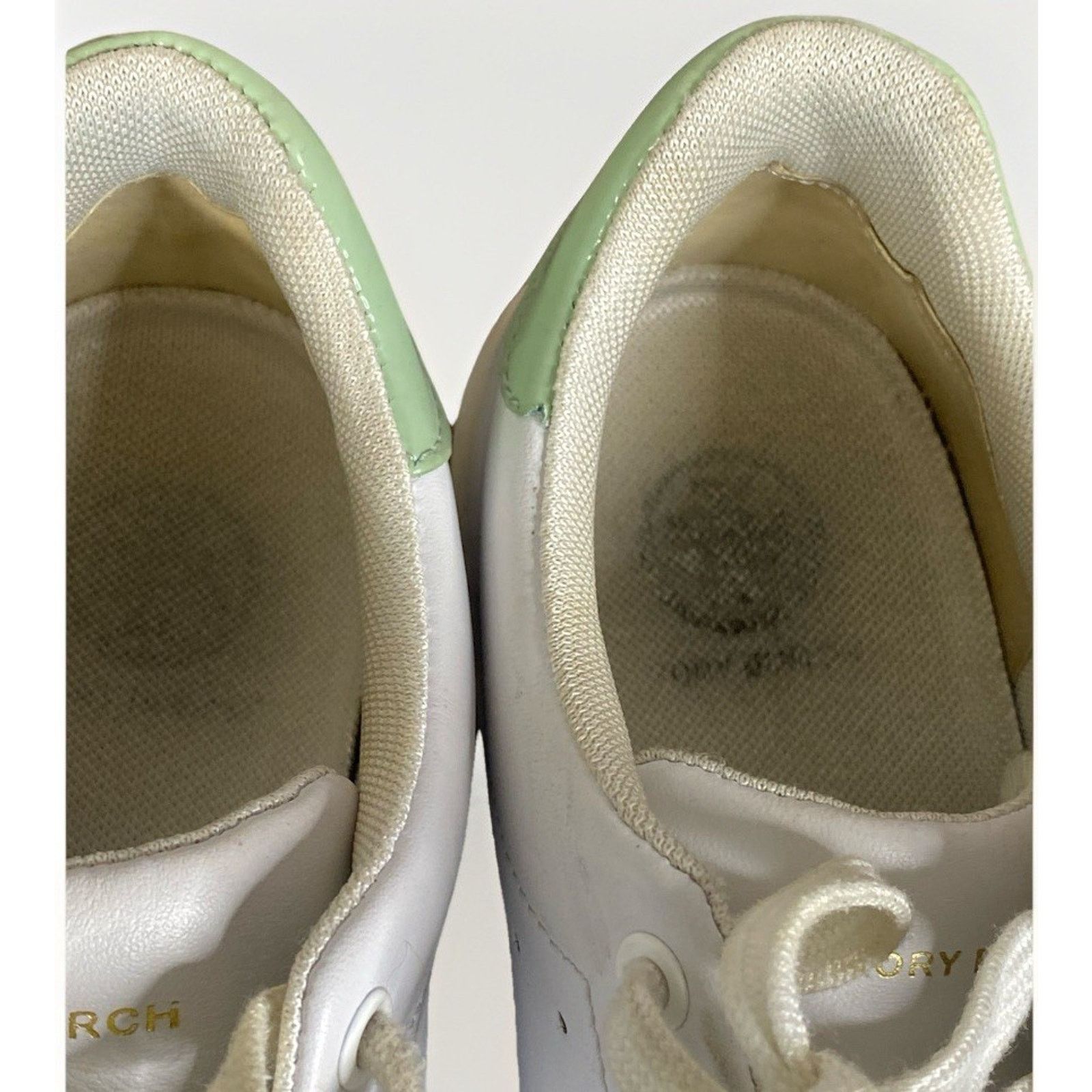 Tory Burch Tory Burch 82776 Howell Court Sneaker White Leather 7 Size US 7 / IT 37 - 5 Thumbnail