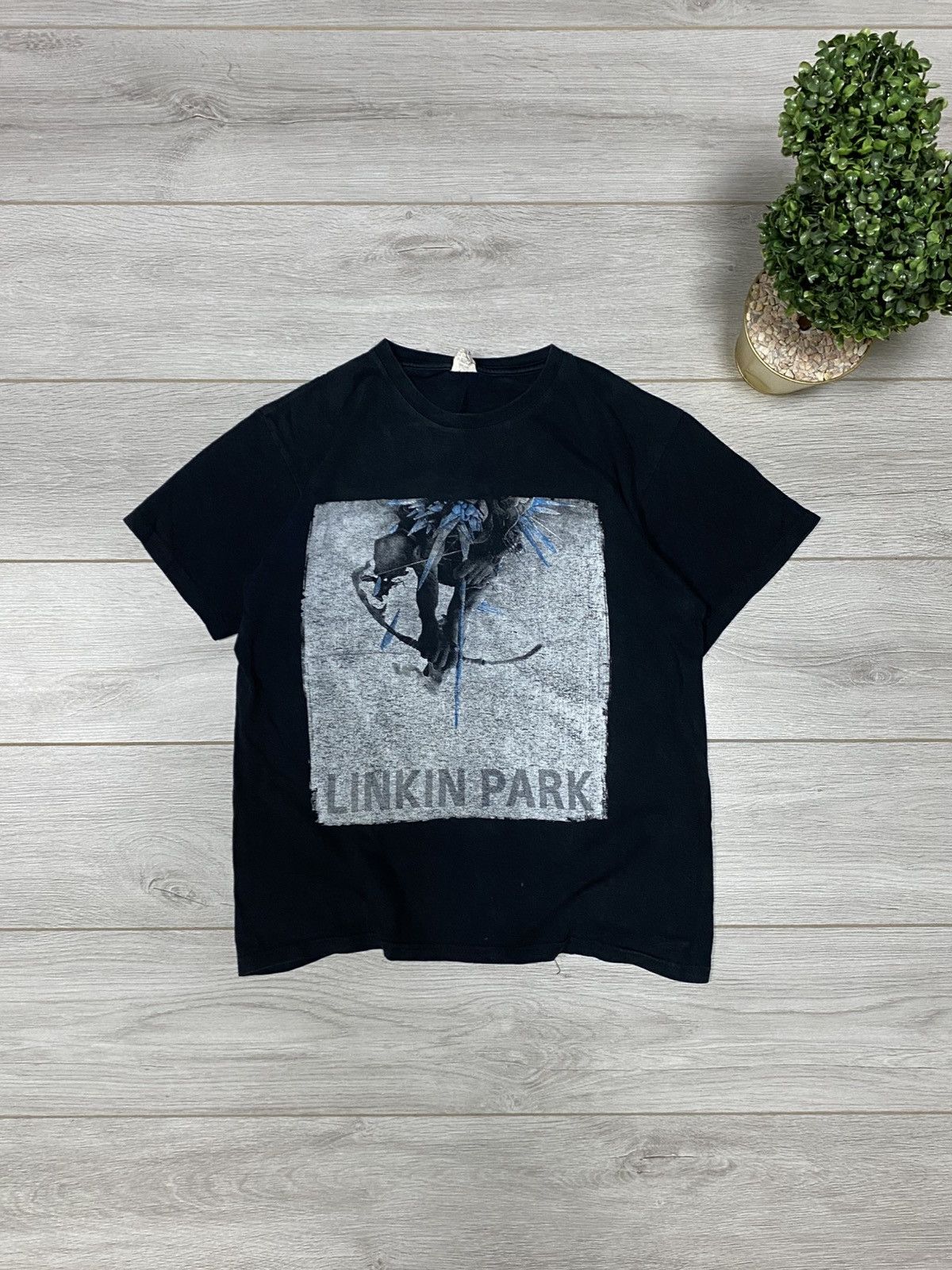 Band Tees Linkin Park Vintage tour Boxy anvil Tee Size US M / EU 48-50 / 2 - 1 Thumbnail