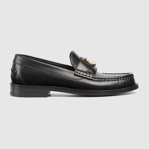 oc11z1025 Double G Loafer Shoes in Black