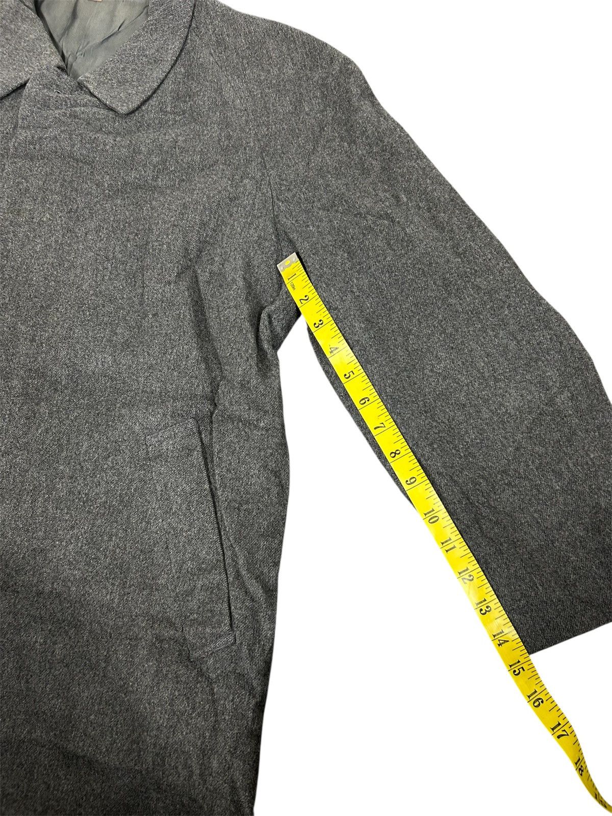 Yves Saint Laurent Yves Saint Laurent Diffusion Homme Vintage OverCoat Gray Size US M / EU 48-50 / 2 - 23 Thumbnail