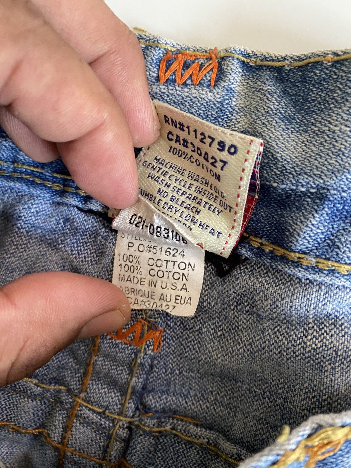 Japanese Brand × True Religion × Vintage True Religion Billy Super T Straight Cut Jeans Size US 38 / EU 54 - 13 Thumbnail