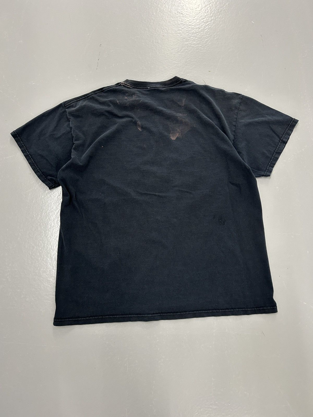 Affliction × Tapout × Vintage CRAZY VINTAGE Y2K RARE TAPOUT SKULL FADED BLACK T-SHIRT Size US L / EU 52-54 / 3 - 5 Thumbnail