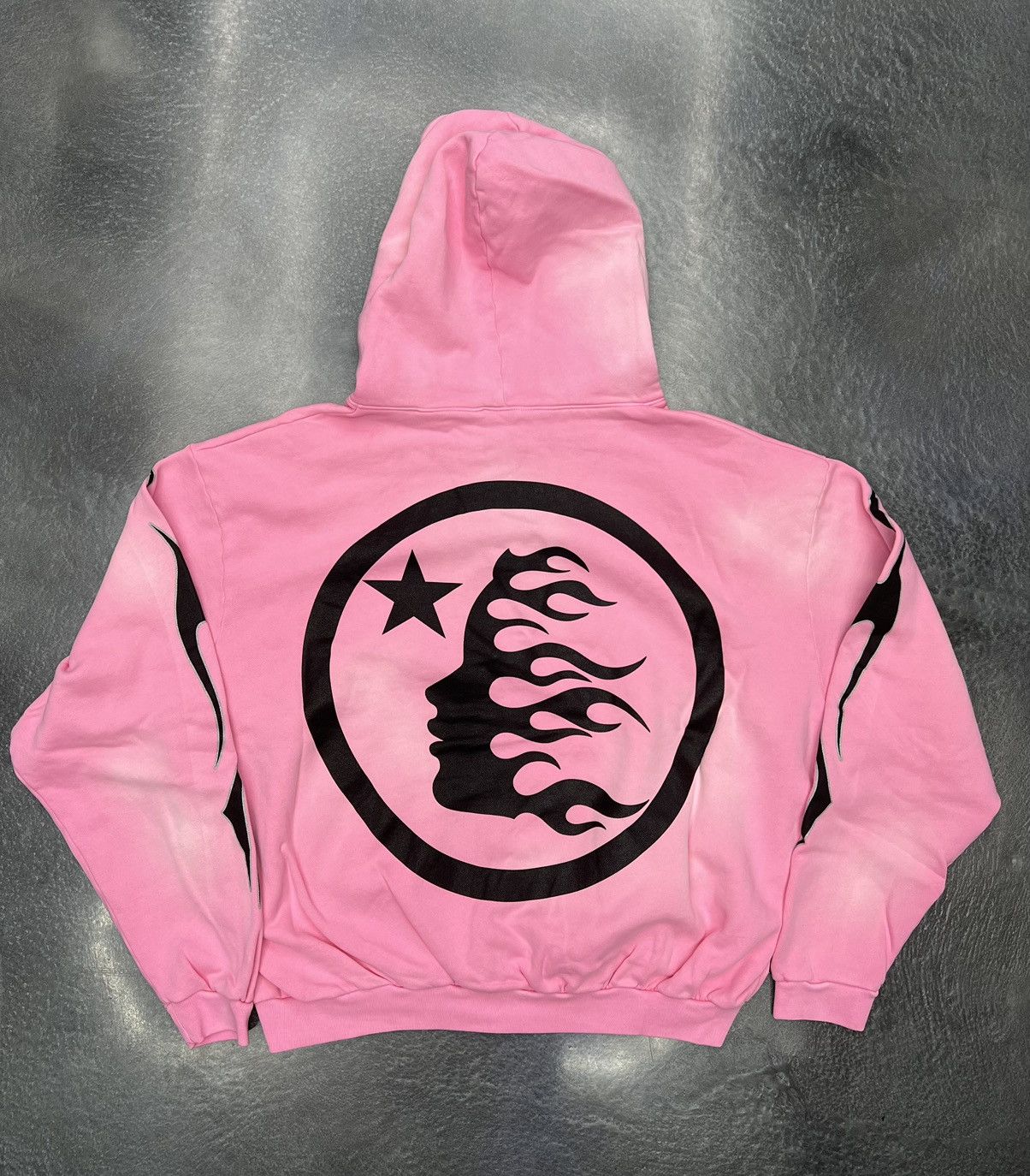 HELLSTAR Hellstar Sports Flame Zip Up Hoodie Size US XXL / EU 58 / 5 - 6 Thumbnail