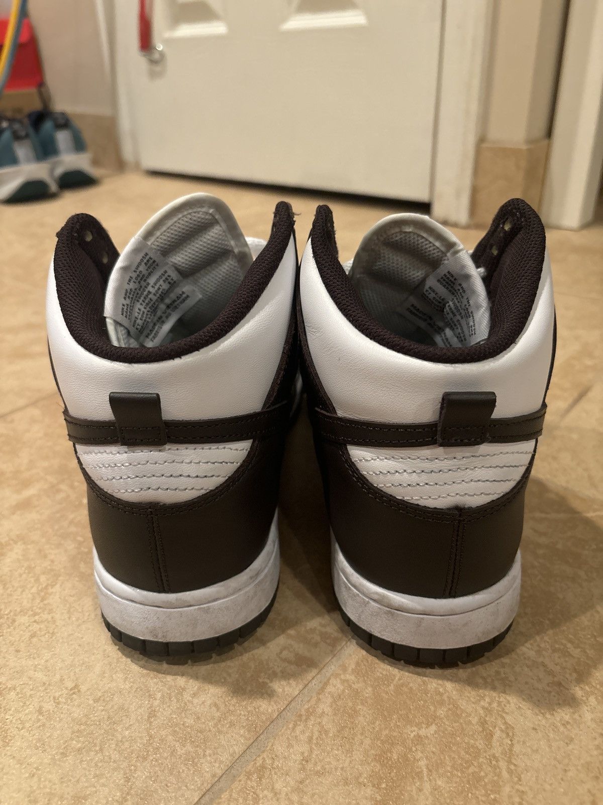 Nike Nike dunk high brown white Size US 10 / EU 43 - 2 Thumbnail