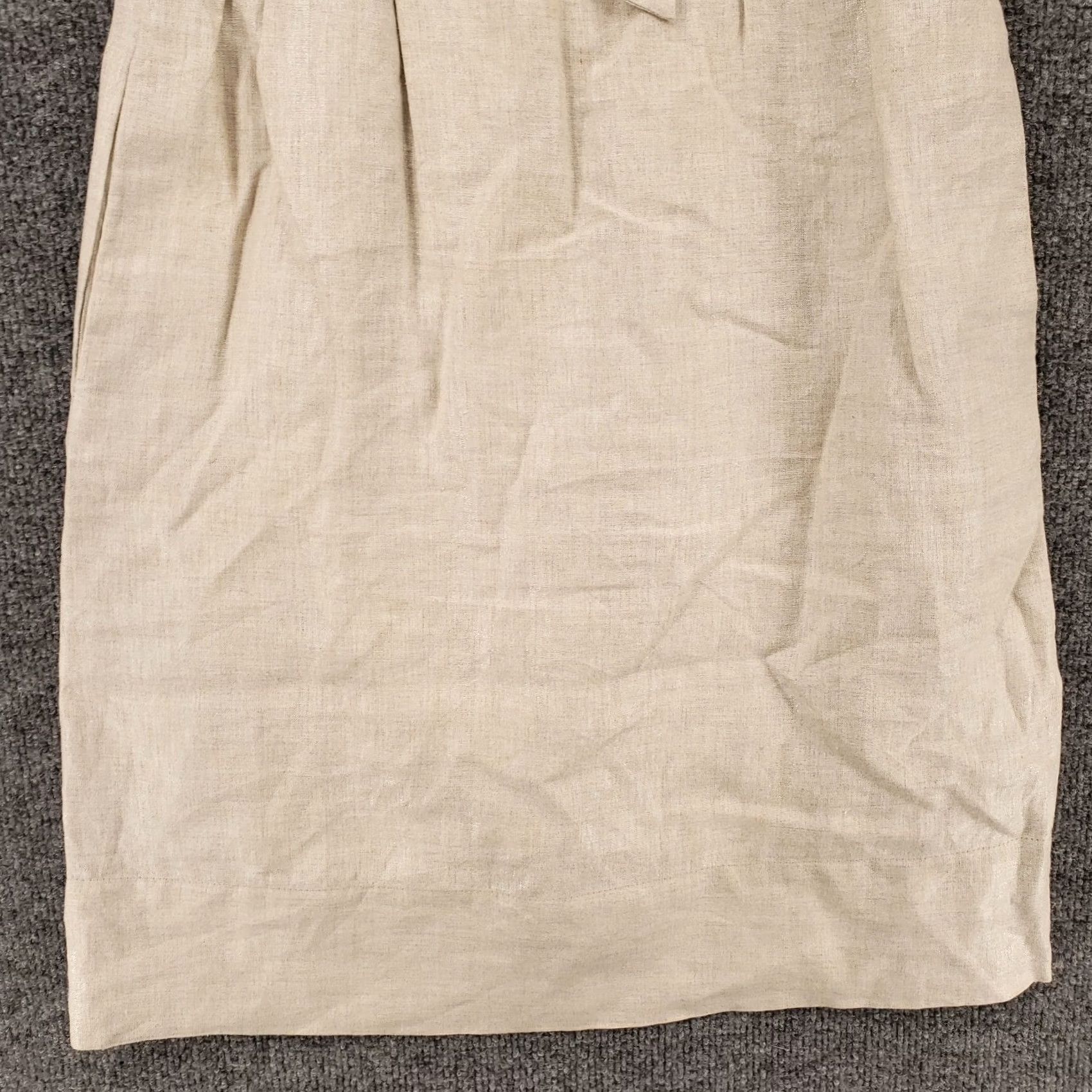 Banana Republic Banana Republic Dress Womens 0 Beige Mini Sheath Sleeveless Linen Side Zip Dress Beige Women's Mini Sheath Linen Side Zip 0 XS? Size XS / US 0-2 / IT 36-38 - 3 Thumbnail