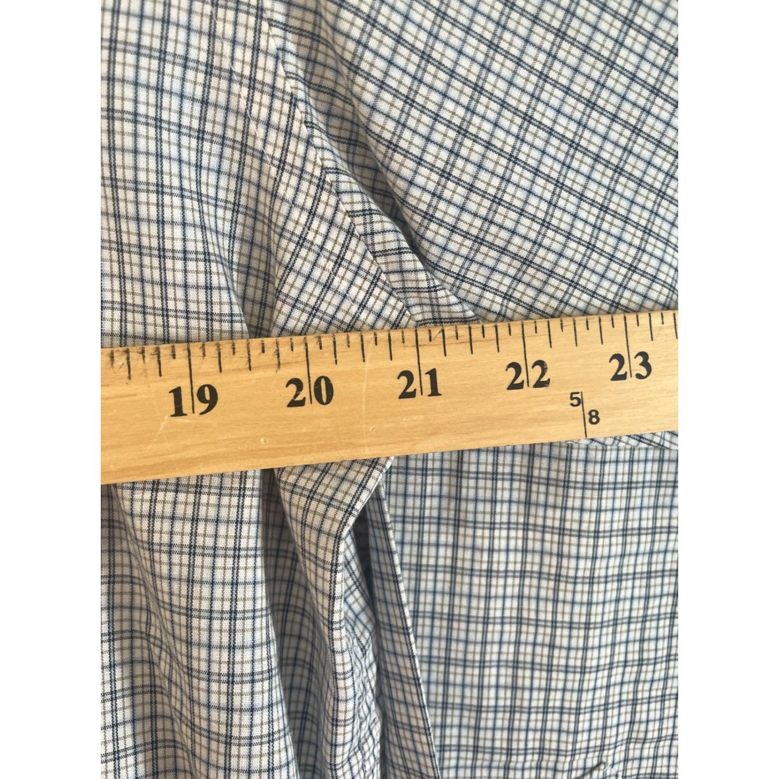 Roundtree & Yorke VINTAGE Roundtree & Yorke Classics Men Button Front Shirt Large Plaid Business Size US L / EU 52-54 / 3 - 3 Thumbnail