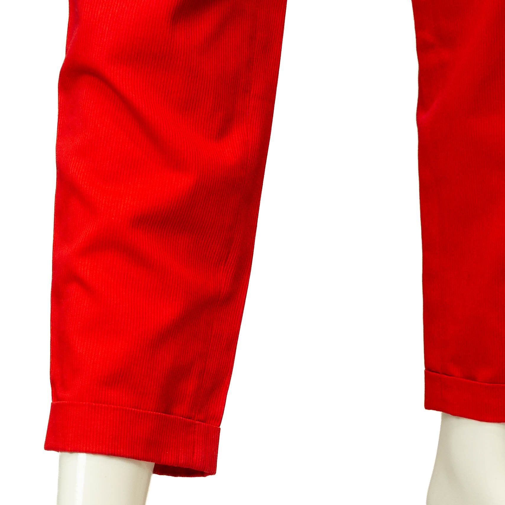 Versace × Versus VERSUS Gianni Versace Red Set Blazer Pants Vintage 90s 00s Size S / US 4 / IT 40 - 3 Thumbnail
