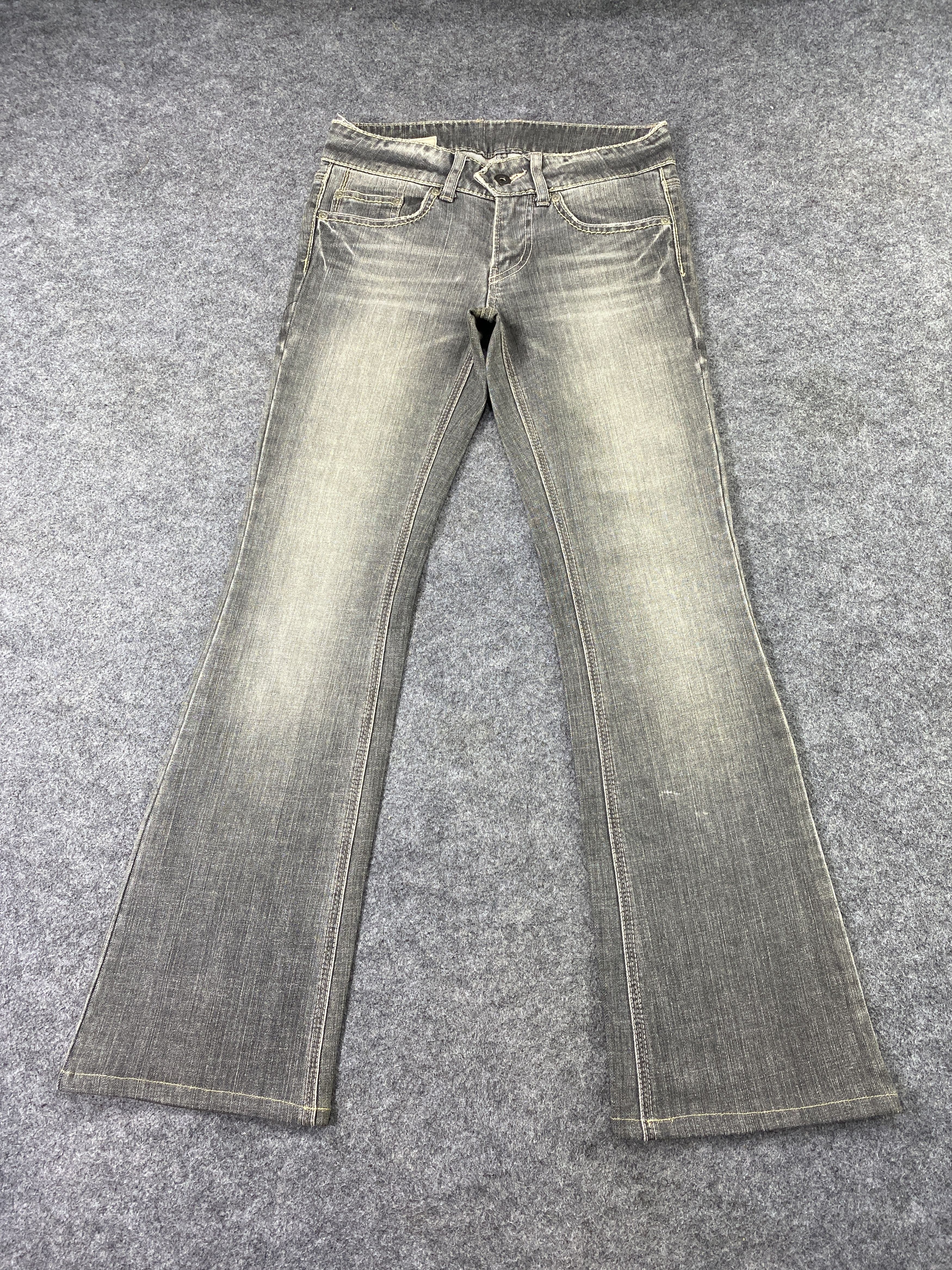 Japanese Brand D Grace Grey Wash Jeans - J1092 Size 28" / US 6 / IT 42 - 2 Thumbnail