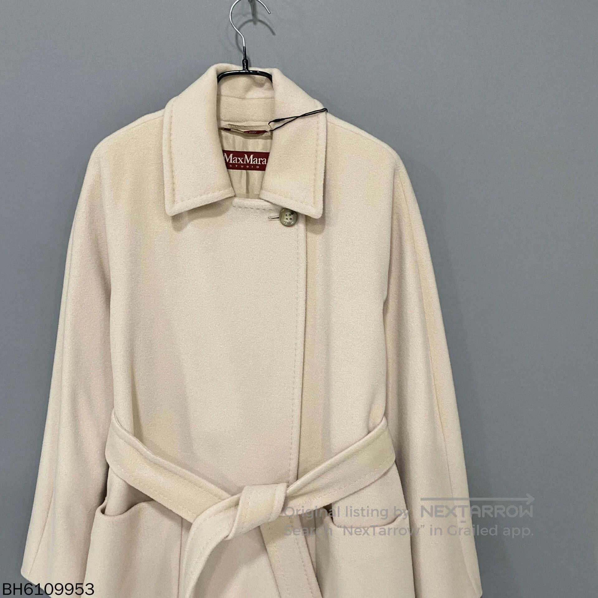 Other maxmara cream wool coat with belt. Size US L / EU 52-54 / 3 - 2 Thumbnail