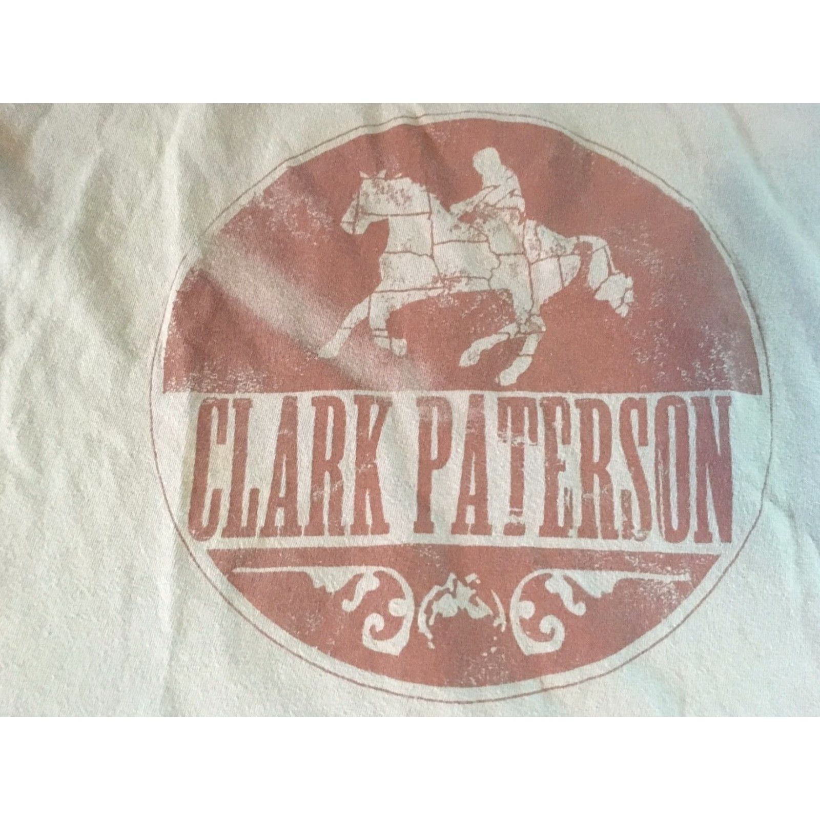 Hanes Clark Paterson Tour Graphic Tee T-Shirt Large Mens Gray Hanes 100% Cotton Nashville Country Music Size US L / EU 52-54 / 3 - 2 Thumbnail