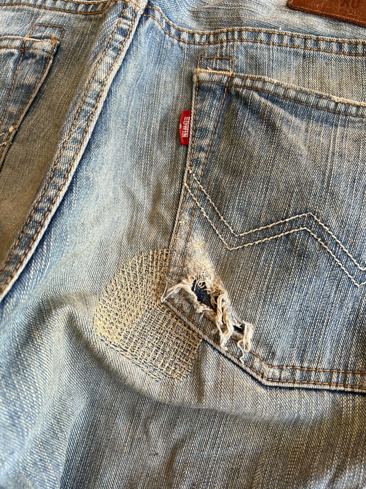 Edwin Vintage Edwin Distress Mud Wash Jean Size US 38 / EU 54 - 19 Thumbnail