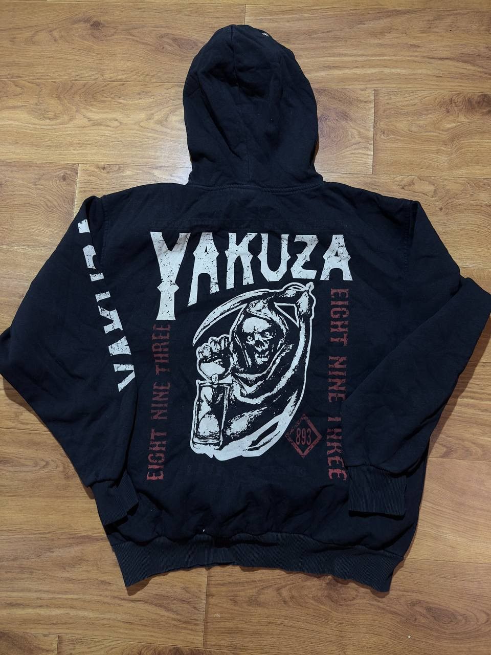 Ed Hardy Vintage Hoodie Yakuza Big Logo Japanase Style Streetwear Y2K Size US XL / EU 56 / 4 - 2 Thumbnail