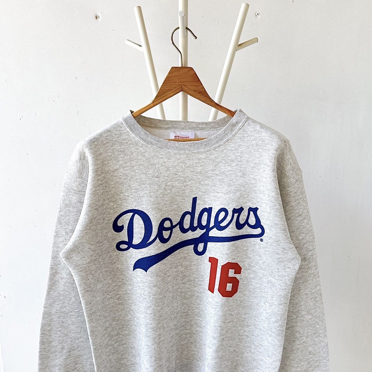 Hanes × Vintage 90s Hideo Nomo Los Angeles Dodgers player MLB sweatshirt/ M Size US M / EU 48-50 / 2 - 3 Thumbnail