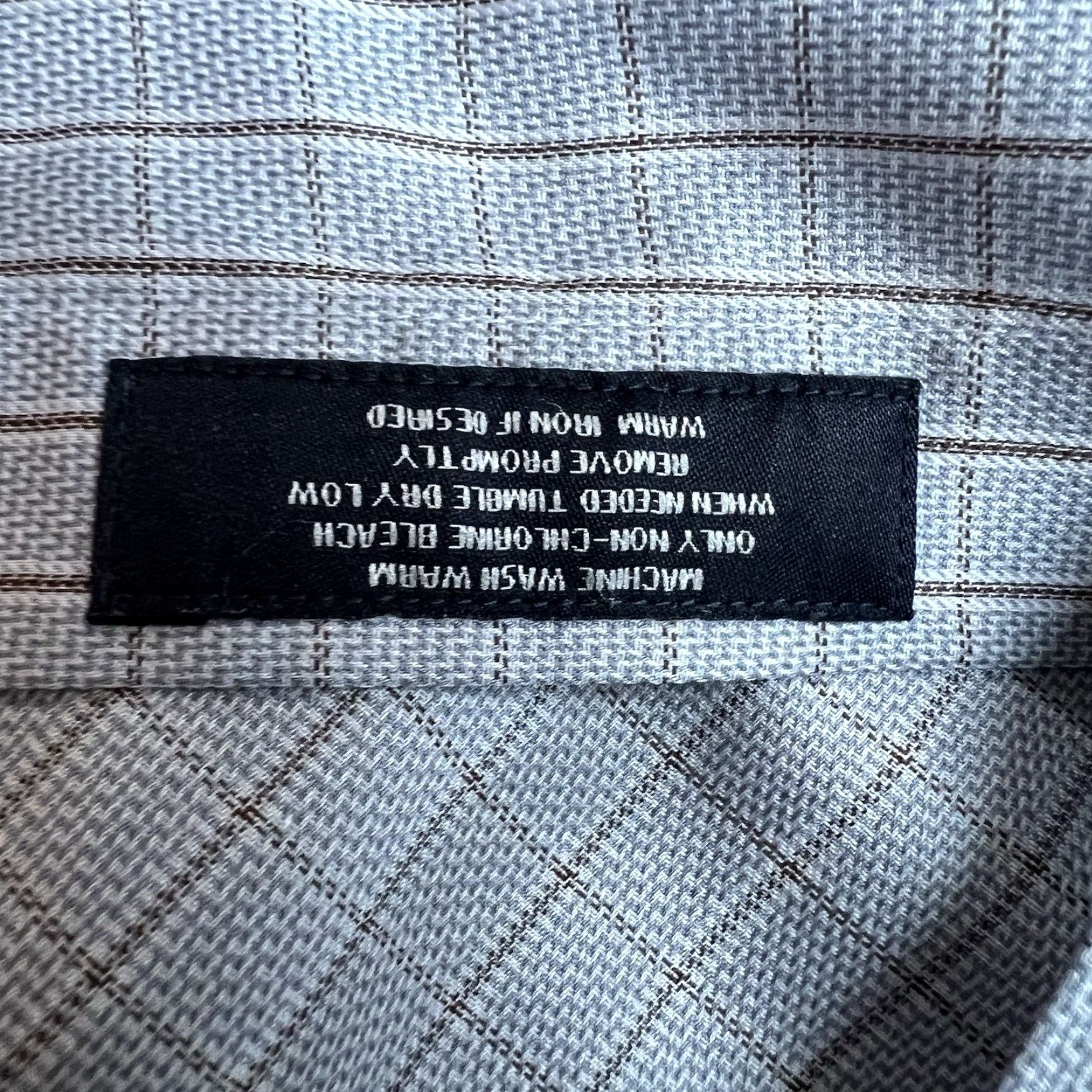 Hart Schaffner Marx Hart Schaffner Marx Shirt Adult 17.5 Blue Long Sleeve Button-Up Mens Size US XL / EU 56 / 4 - 7 Thumbnail