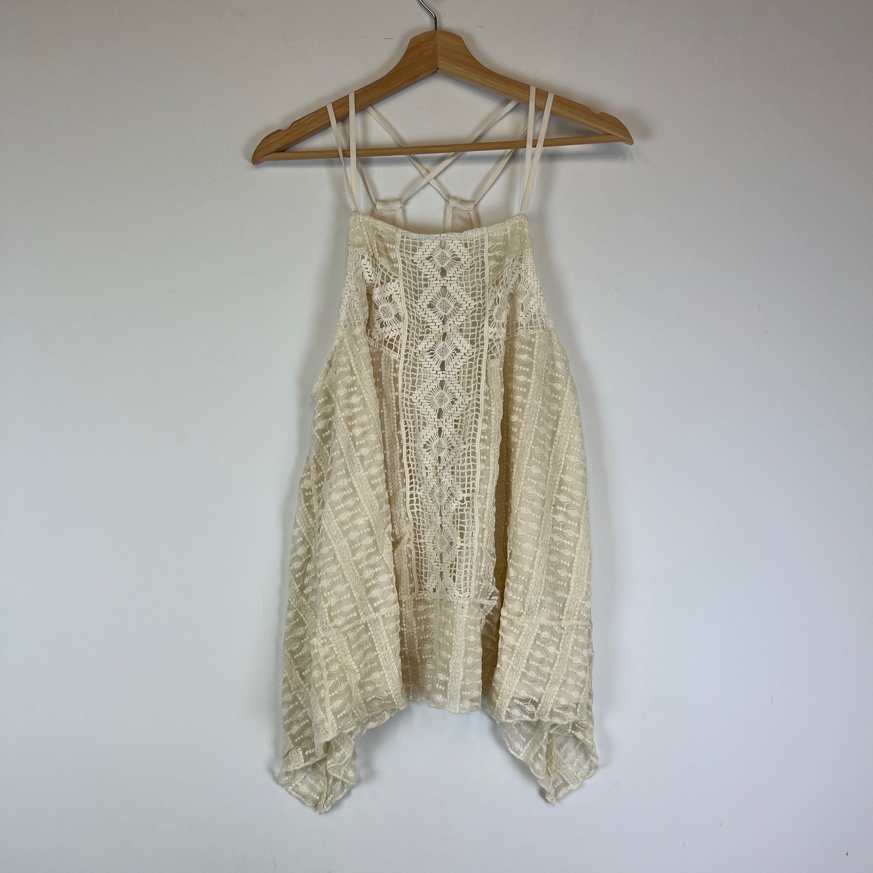 Alice + Olivia NEW Alice And Olivia Ravenna Lace Crochet Size L / US 10 / IT 46 - 1 Thumbnail