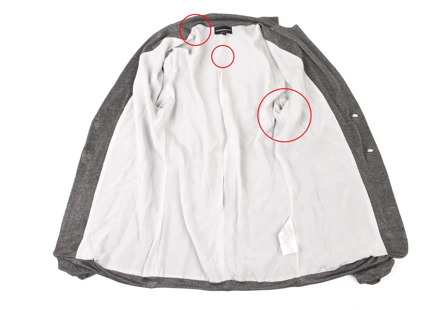 Emporio Armani Rayon 2B Jacket in Gray Size 46 Size US S / EU 44-46 / 1 - 9 Thumbnail