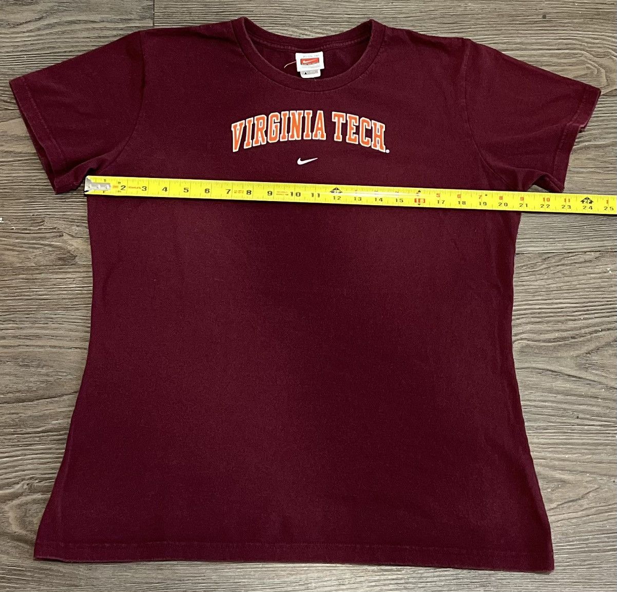 Nike × Vintage Vintage Y2K Nike Team Center Check Virginia Tech Shirt Size XL / US 12-14 / IT 48-50 - 3 Thumbnail