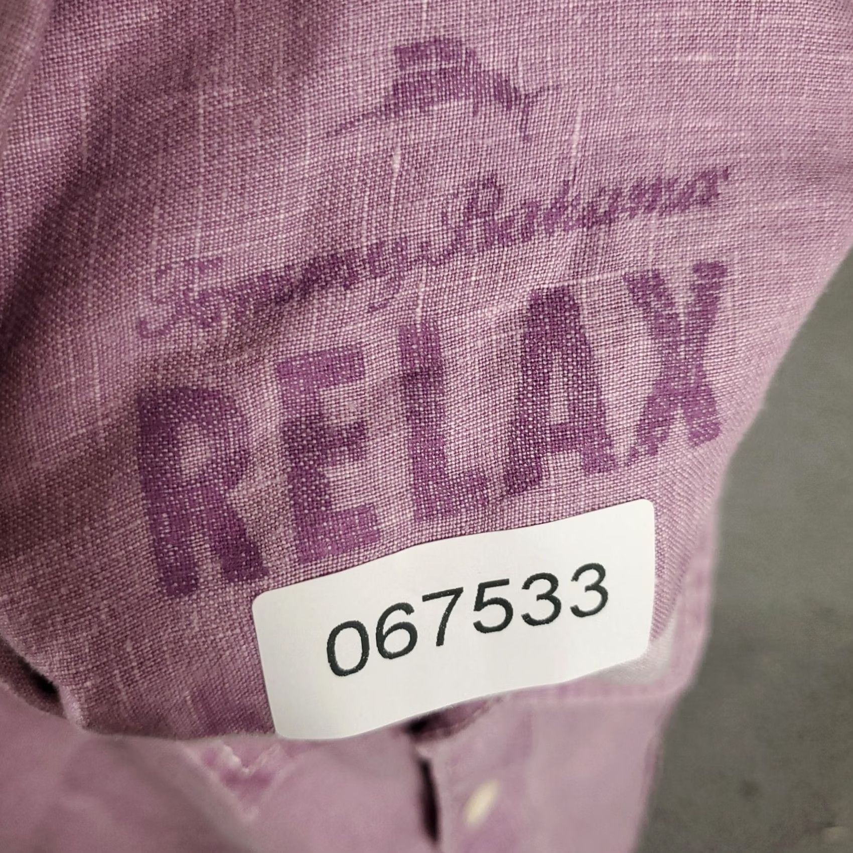 Tommy Bahama Tommy Bahama Shirt Mens 2XB Purple Linen Hawaiian Button Up Short Sleeve Shirt Size US XXL / EU 58 / 5 - 8 Thumbnail