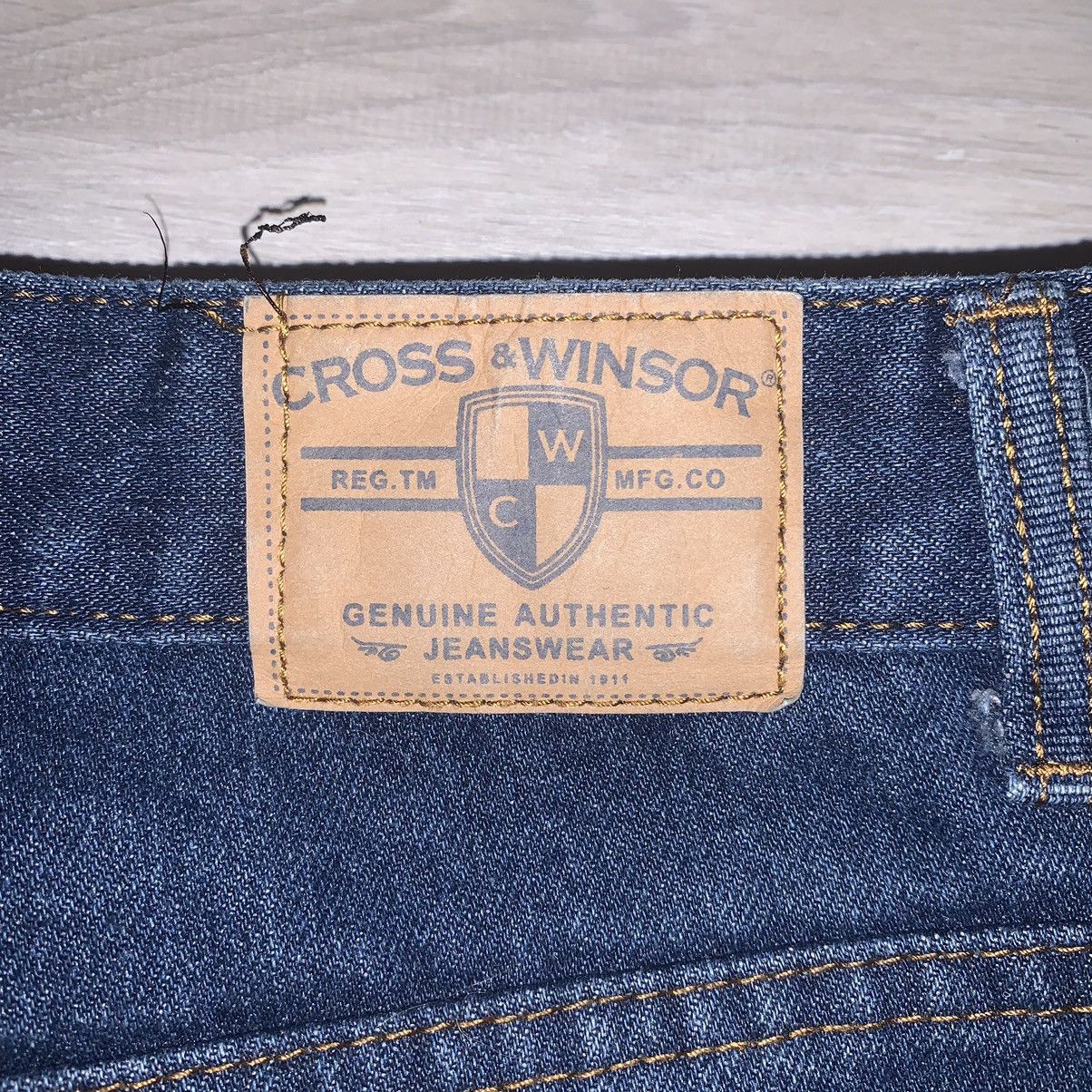 Vintage Vintage Cross & Winsor Denim Size US 30 / EU 46 - 2 Thumbnail