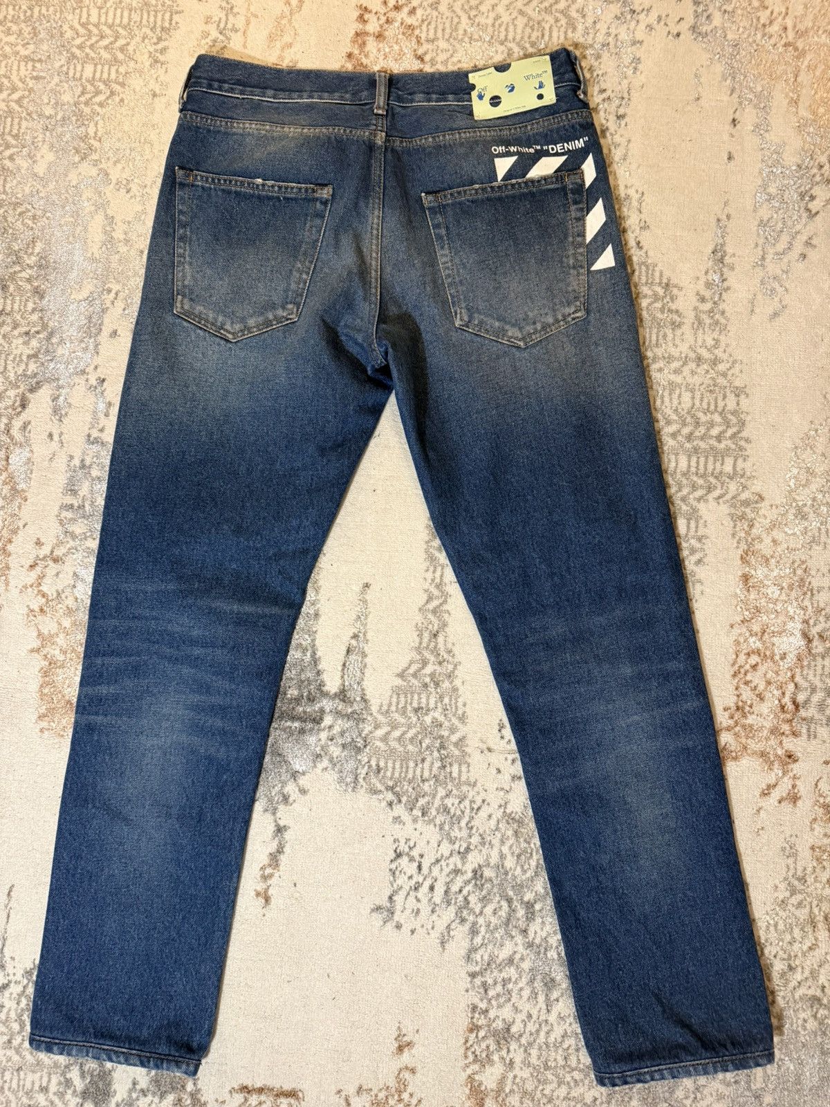 Off-White Off-White Denim Program Jeans Size US 31 - 2 Thumbnail