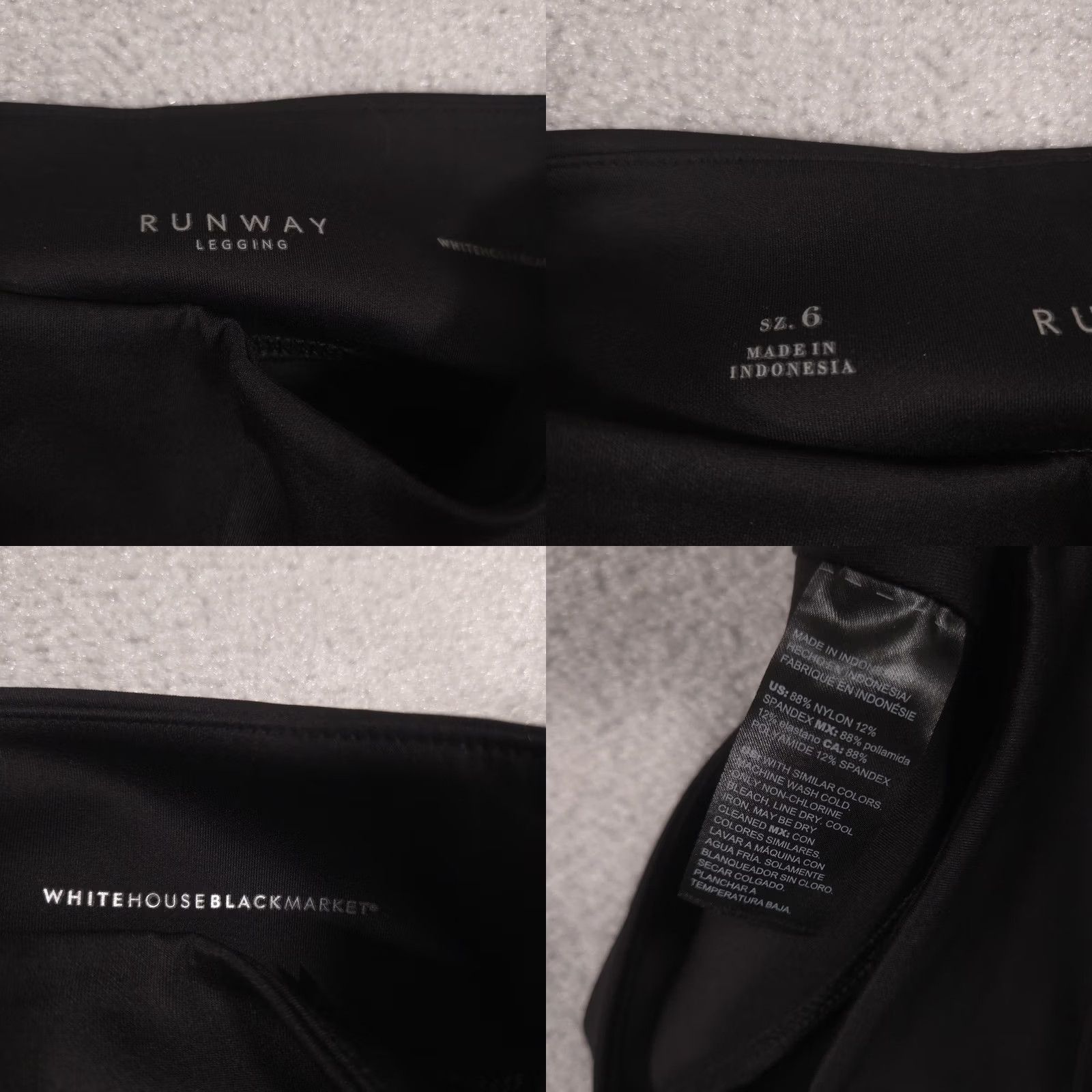 White House Black Market White House Black Market Leggings Womens 6 Black Runway High Rise Ankle Pants Size 28" / US 6 / IT 42 - 8 Thumbnail