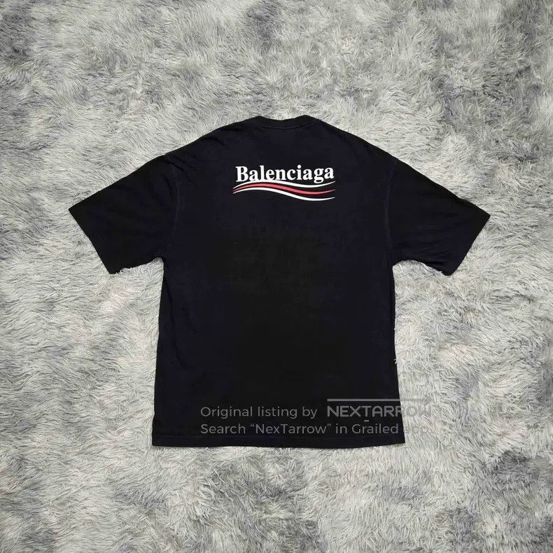 Balenciaga Balenciaga Coke wave short-sleeve Size US M / EU 48-50 / 2 - 2 Thumbnail