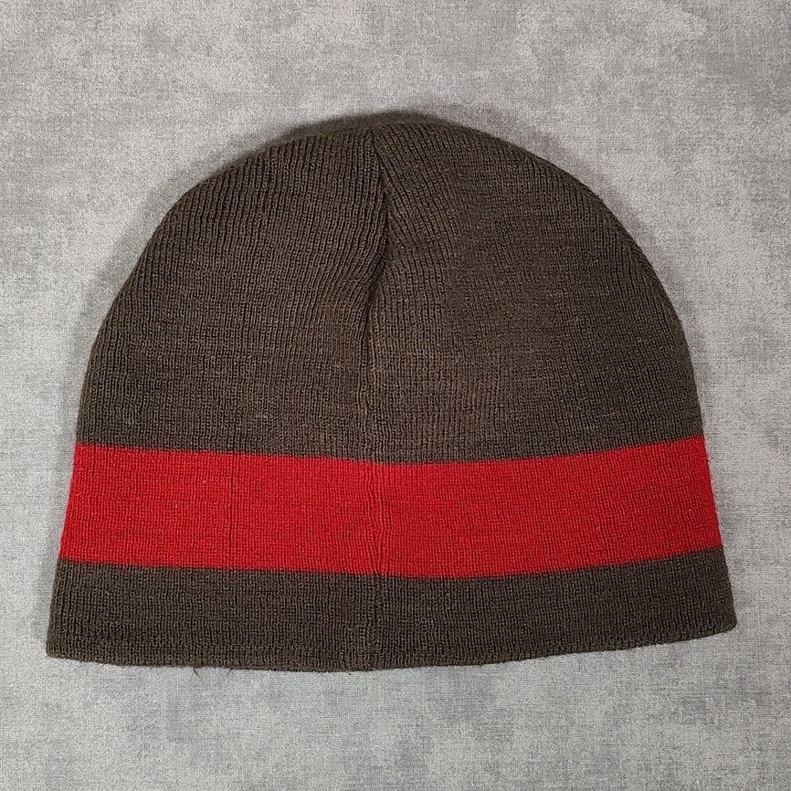 Helix Helix Y2K stripe streetwear skater skull cap beanie mens OS Size ONE SIZE - 2 Thumbnail