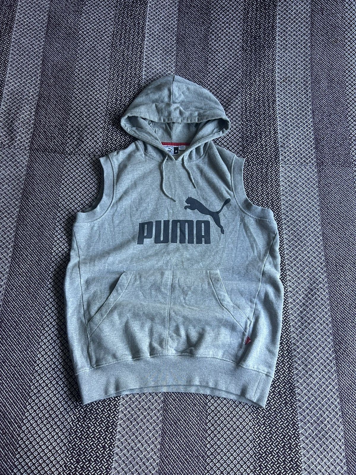 Puma Puma Vintage Vest Grey Hoodie Unisex Sportswear Size Medium Size US M / EU 48-50 / 2 - 1 Thumbnail