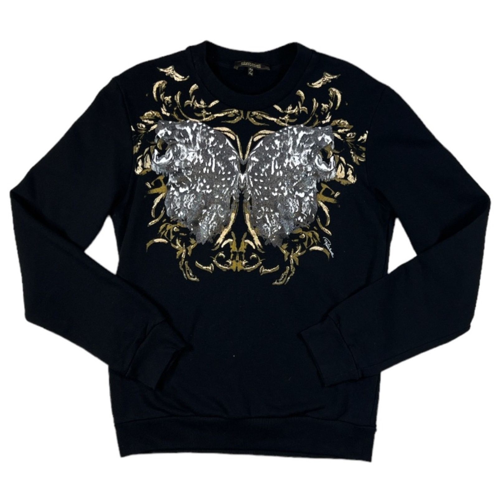 Roberto Cavalli Roberto Cavalli Black Sweater | Size S Size US S / EU 44-46 / 1 - 1 Thumbnail